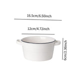Maxbell Dessert Bowl Multipurpose Baking Accessory Salad Bowl for Snacks Yogurt Rice Small Without lid