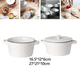 Maxbell Dessert Bowl Multipurpose Baking Accessory Salad Bowl for Snacks Yogurt Rice Small Without lid
