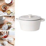 Maxbell Dessert Bowl Multipurpose Baking Accessory Salad Bowl for Snacks Yogurt Rice Small with lid