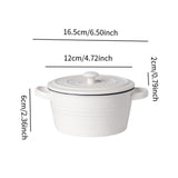 Maxbell Dessert Bowl Multipurpose Baking Accessory Salad Bowl for Snacks Yogurt Rice Small with lid
