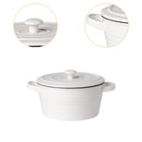 Maxbell Dessert Bowl Multipurpose Baking Accessory Salad Bowl for Snacks Yogurt Rice Small with lid