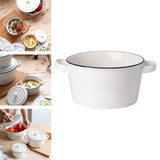 Maxbell Dessert Bowl Multipurpose Baking Accessory Salad Bowl for Snacks Yogurt Rice Large Without lid