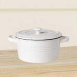 Maxbell Dessert Bowl Multipurpose Baking Accessory Salad Bowl for Snacks Yogurt Rice Large with lid