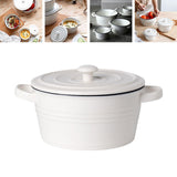 Maxbell Dessert Bowl Multipurpose Baking Accessory Salad Bowl for Snacks Yogurt Rice Large with lid