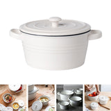 Maxbell Dessert Bowl Multipurpose Baking Accessory Salad Bowl for Snacks Yogurt Rice Large with lid