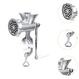 Maxbell Manual Meat Grinder Household Table Mount Sturdy Hand Crank for Home Kitchen