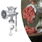 Maxbell Manual Meat Grinder Household Table Mount Sturdy Hand Crank for Home Kitchen