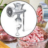 Maxbell Manual Meat Grinder Household Table Mount Sturdy Hand Crank for Home Kitchen
