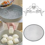 Maxbell Steamer Rack Cookware Roasting Rack Cooker Stand for Cake Pan Oven Air Fryer 22x5.9cm