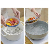 Maxbell Steamer Rack Cookware Roasting Rack Cooker Stand for Cake Pan Oven Air Fryer 22x5.9cm