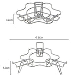 Maxbell Steamer Rack Cookware Roasting Rack Cooker Stand for Cake Pan Oven Air Fryer 22x5.9cm