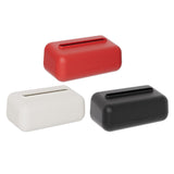 Maxbell Car Tissue Box Dispenser Elegant Paper Towel Holder for Car Automotive Decor red