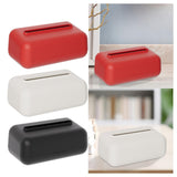 Maxbell Car Tissue Box Dispenser Elegant Paper Towel Holder for Car Automotive Decor red