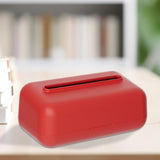 Maxbell Car Tissue Box Dispenser Elegant Paper Towel Holder for Car Automotive Decor red