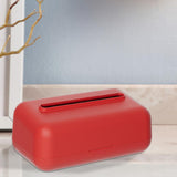 Maxbell Car Tissue Box Dispenser Elegant Paper Towel Holder for Car Automotive Decor red