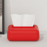 Maxbell Car Tissue Box Dispenser Elegant Paper Towel Holder for Car Automotive Decor red