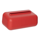 Maxbell Car Tissue Box Dispenser Elegant Paper Towel Holder for Car Automotive Decor red
