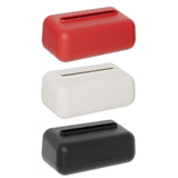 Maxbell Car Tissue Box Dispenser Elegant Paper Towel Holder for Car Automotive Decor red