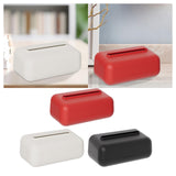 Maxbell Car Tissue Box Dispenser Elegant Paper Towel Holder for Car Automotive Decor red