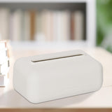 Maxbell Car Tissue Box Dispenser Elegant Paper Towel Holder for Car Automotive Decor white