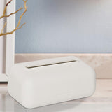 Maxbell Car Tissue Box Dispenser Elegant Paper Towel Holder for Car Automotive Decor white