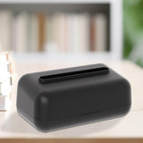 Maxbell Car Tissue Box Dispenser Elegant Paper Towel Holder for Car Automotive Decor black