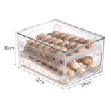 Maxbell Egg Container for Refrigerator Large Capacity for Countertop Kitchen Cabinet