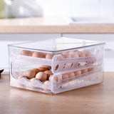 Maxbell Egg Container for Refrigerator Large Capacity for Countertop Kitchen Cabinet