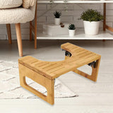 Maxbell Toilet Stool Foldable Nonslip Simple Sturdy Stool for Kids Women All Toilets