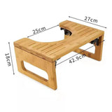 Maxbell Toilet Stool Foldable Nonslip Simple Sturdy Stool for Kids Women All Toilets