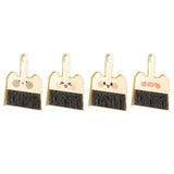 Maxbell Mini Broom and Dustpan Set Broom Dustpan Brush for Table Living Room Bedroom Style  A