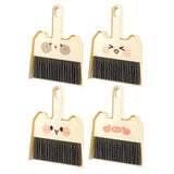 Maxbell Mini Broom and Dustpan Set Broom Dustpan Brush for Table Living Room Bedroom Style  A