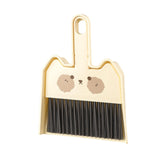 Maxbell Mini Broom and Dustpan Set Broom Dustpan Brush for Table Living Room Bedroom Style  A
