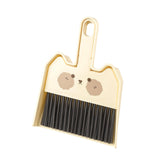 Maxbell Mini Broom and Dustpan Set Broom Dustpan Brush for Table Living Room Bedroom Style  A
