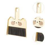 Maxbell Mini Broom and Dustpan Set Broom Dustpan Brush for Table Living Room Bedroom Style  A