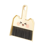 Maxbell Mini Broom and Dustpan Set Broom Dustpan Brush for Table Living Room Bedroom Style B