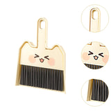 Maxbell Mini Broom and Dustpan Set Broom Dustpan Brush for Table Living Room Bedroom Style B