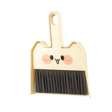 Maxbell Mini Broom and Dustpan Set Broom Dustpan Brush for Table Living Room Bedroom Style C