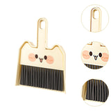 Maxbell Mini Broom and Dustpan Set Broom Dustpan Brush for Table Living Room Bedroom Style C
