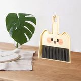 Maxbell Mini Broom and Dustpan Set Broom Dustpan Brush for Table Living Room Bedroom Style C