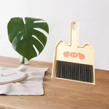 Maxbell Mini Broom and Dustpan Set Broom Dustpan Brush for Table Living Room Bedroom Style D