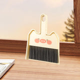 Maxbell Mini Broom and Dustpan Set Broom Dustpan Brush for Table Living Room Bedroom Style D