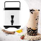 Maxbell Hot and Cold Beverage Dispenser Portable Milk Pail for Porridge Soup Outdoor 6L