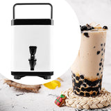 Maxbell Hot and Cold Beverage Dispenser Portable Milk Pail for Porridge Soup Outdoor 8L