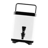 Maxbell Hot and Cold Beverage Dispenser Portable Milk Pail for Porridge Soup Outdoor 8L