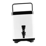 Maxbell Hot and Cold Beverage Dispenser Portable Milk Pail for Porridge Soup Outdoor 8L