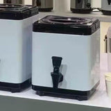 Maxbell Hot and Cold Beverage Dispenser Portable Milk Pail for Porridge Soup Outdoor 8L