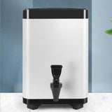 Maxbell Hot and Cold Beverage Dispenser Portable Milk Pail for Porridge Soup Outdoor 8L