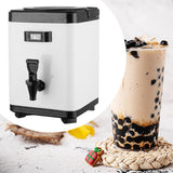 Maxbell Hot and Cold Beverage Dispenser Double Layer Milk Pail for Soup Coffee 6L