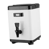 Maxbell Hot and Cold Beverage Dispenser Double Layer Milk Pail for Soup Coffee 6L